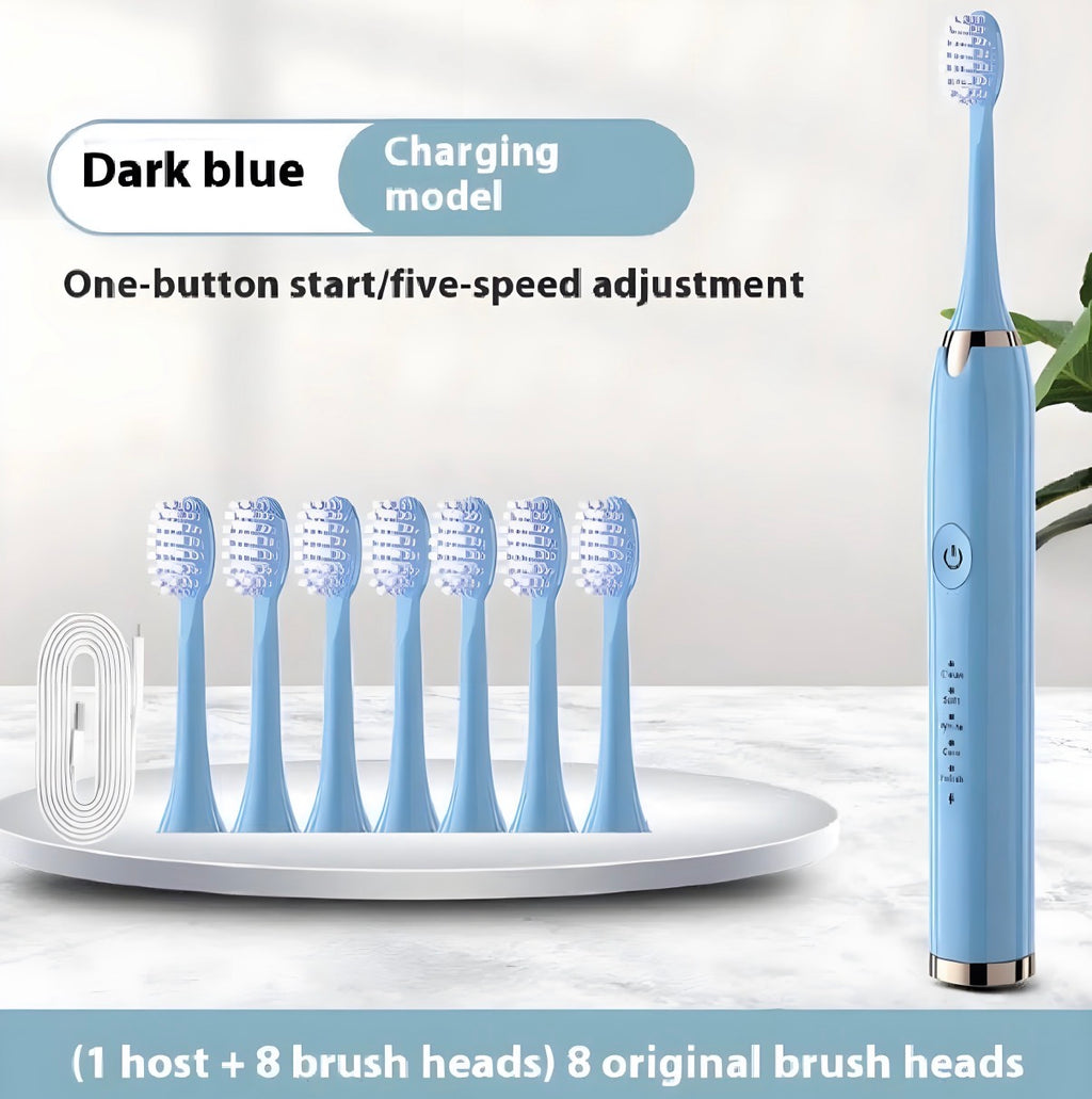 Freshora electric toothbrush with brush heads