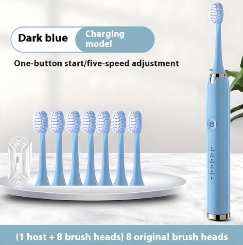 Freshora electric toothbrush with brush heads